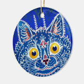 A cat in gothic style by Louis Wain セラミックオーナメント (左)