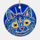 A cat in gothic style by Louis Wain セラミックオーナメント (裏面)