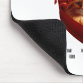 A Cat In The Box Therapy Happy Valentine Day Funny マウスパッド (コーナー)