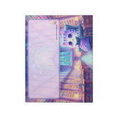 A Cat in the Library ノートパッド (回転)