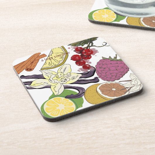 a catchy thing which enrich the surrounding コースター (左側)