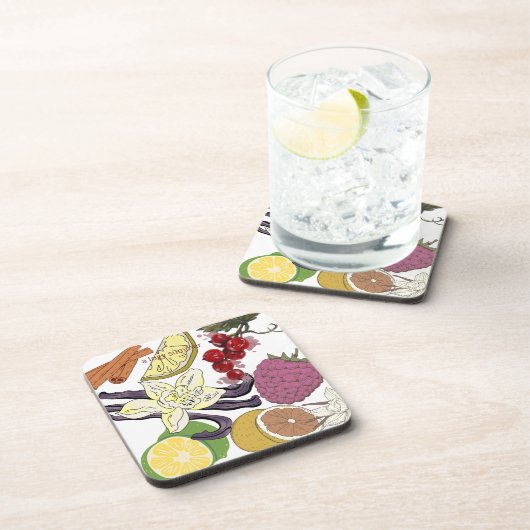 a catchy thing which enrich the surrounding コースター (右側)