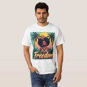 A celebration of tropical beauty and radiant energ tシャツ (正面フル)