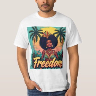 A celebration of tropical beauty and radiant energ tシャツ
