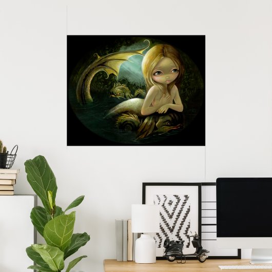 A Certain Slant of Light - Mermaid Art PRINT ポスター (ホームオフィス)