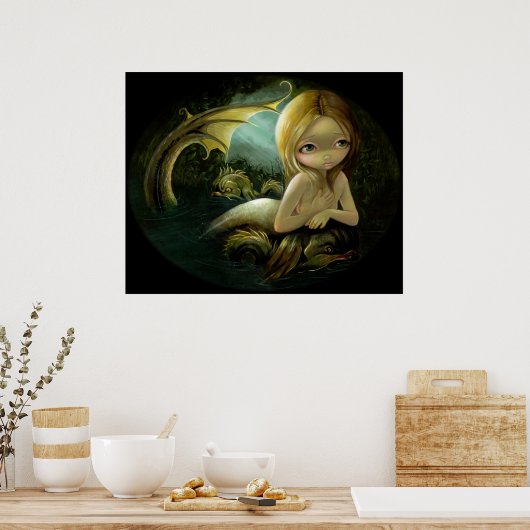 A Certain Slant of Light - Mermaid Art PRINT ポスター (キッチン)