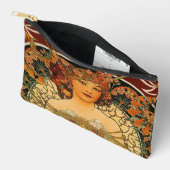 A Charming Art Nouveau Alphonse Mucha アクセサリーポーチ (見開き)