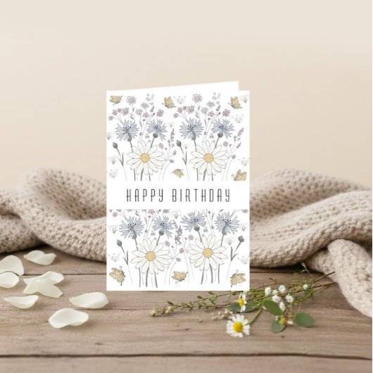 A charming birthday greeting card  カード