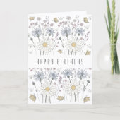 A charming birthday greeting card  カード (正面)