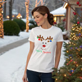 A cheerful Christmas reindeer Tシャツ