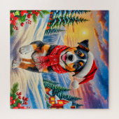 A cheerful dog ジグソーパズル (横)