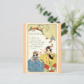 A Cheery Greeting Reproヴィンテージ1913 ポストカード (スタンド正面)