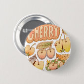 A Cherry / Cherry Illustrations 缶バッジ (正面&裏面)