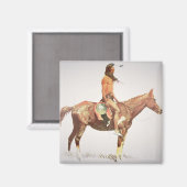A Cheyenne Brave, 1901 （カラーリソ） マグネット (正面/裏面)