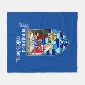 A Child is born フリースブランケット (正面(横))