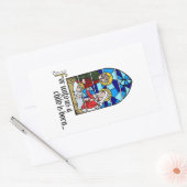 A Child is born 長方形シール (封筒)