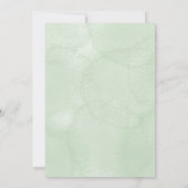 A children's party invitation with a princess 招待状 (裏面)