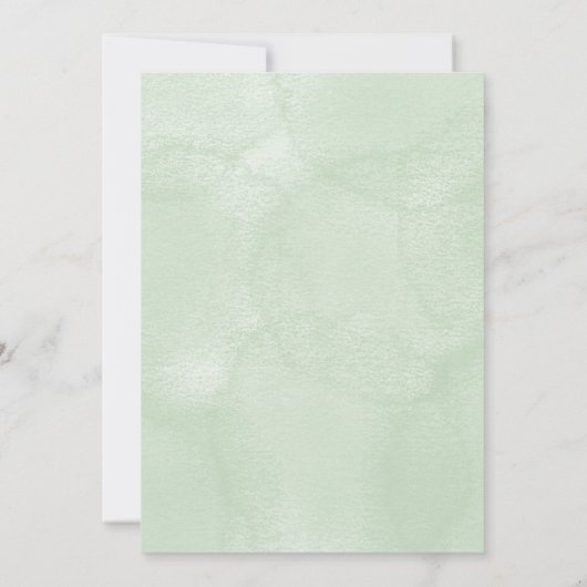 A children's party invitation with a princess 招待状 (裏面)