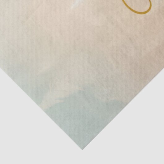 A Christmas Angel Fantasy Snowy Landscape 薄葉紙 (詳細)