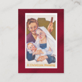 A Christmas Blessing Prayer Card プレイスカード