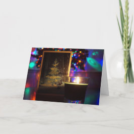 A Christmas Candle Setting. Christmas Card カード