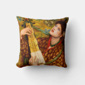 A Christmas Carol by Dante Gabriel Rossetti クッション (正面)