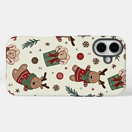 A Christmas iPhone 16プラスケース Case-Mate iPhoneケース (裏面 (横))