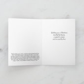 A Christmas Journey シーズンカード (内部)