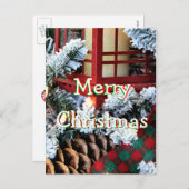 A Christmas Lantern 1558-1- – それをパーソナライズ シーズンポストカード (正面/裏面)