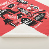 A Christmas Story Icons Graphic シェルパブランケット (3/4)