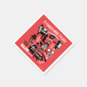 A Christmas Story Icons Graphic スタンダードカクテルナプキン (角)