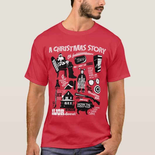 A Christmas Story Icons Graphic Tシャツ (正面)