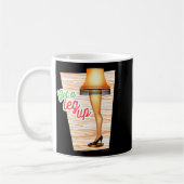 A Christmas Story Lamp Get A Leg Up コーヒーマグカップ (左)