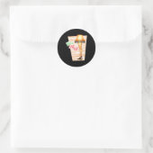 A Christmas Story Lamp Get A Leg Up ラウンドシール (バッグ)