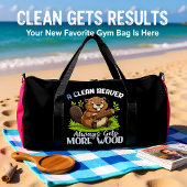 A Clean Beaver Gets More Wood ダッフルバッグ