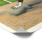 A Close Finish at the Race Track, Horses ポスター (角)