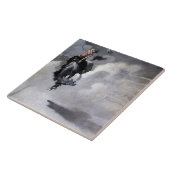 “A Cloud of Dust” Western Art by NC Wyeth タイル (側面)