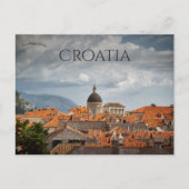 A Cloudy Day in Dubrovnik Croatia ポストカード (正面)