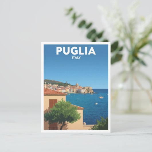 A Coastal Drive Through Puglia ポストカード (スタンド正面)