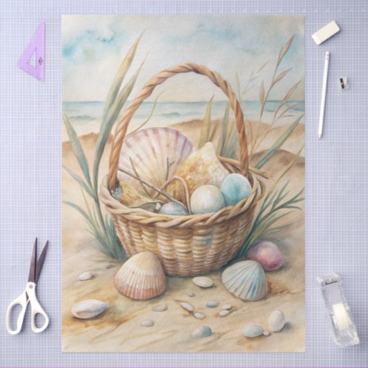 A Coastal Series Design 23 薄葉紙 (クラフト)