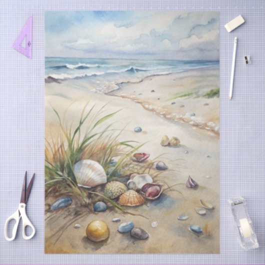 A Coastal Series Design 33 薄葉紙 (クラフト)