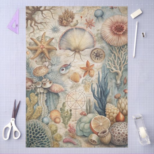 A Coastal Series Design 46 薄葉紙 (クラフト)