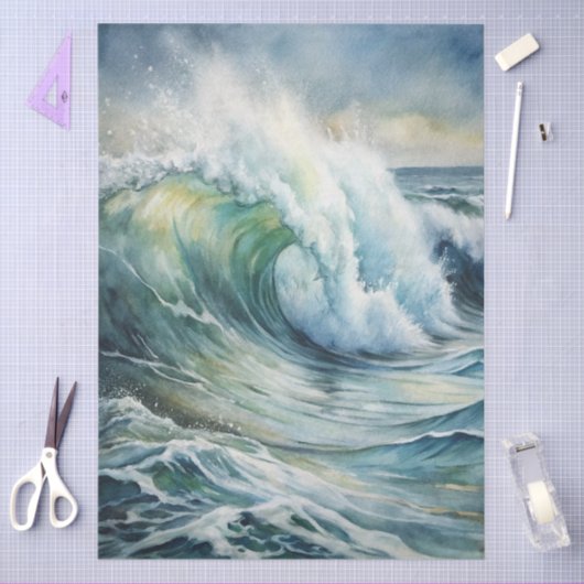 A Coastal Series Design 49 薄葉紙 (クラフト)