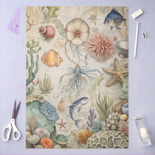 A Coastal Series Design 51 薄葉紙 (クラフト)