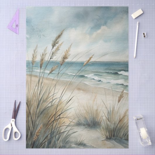 A Coastal Series Design 52 薄葉紙 (クラフト)