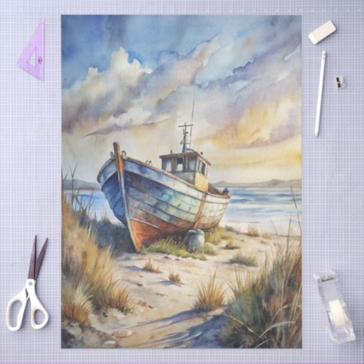 A Coastal Series Design 76 薄葉紙 (クラフト)