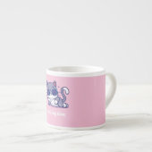 A  coffee mug Chiiling time (pink) エスプレッソカップ (正面右)