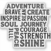 A collection of motivational quotes シール (正面)