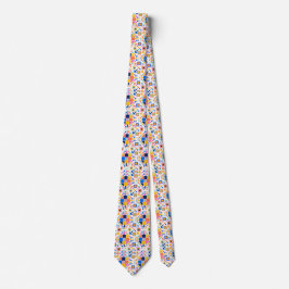 A colorful necktie displaying a geometric pattern ネクタイ