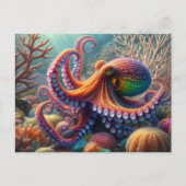 A Colorful Octopus ポストカード (正面)